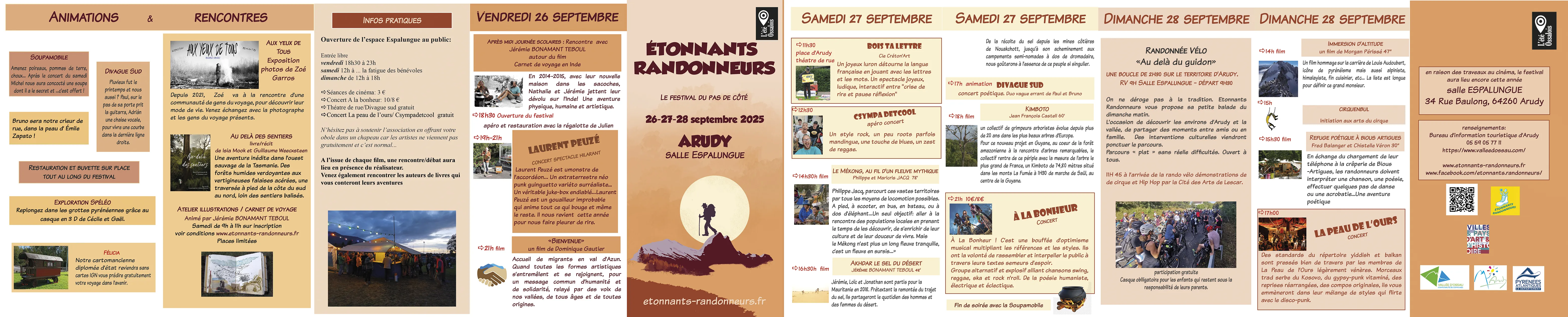 Flyer Étonnants Randonneurs